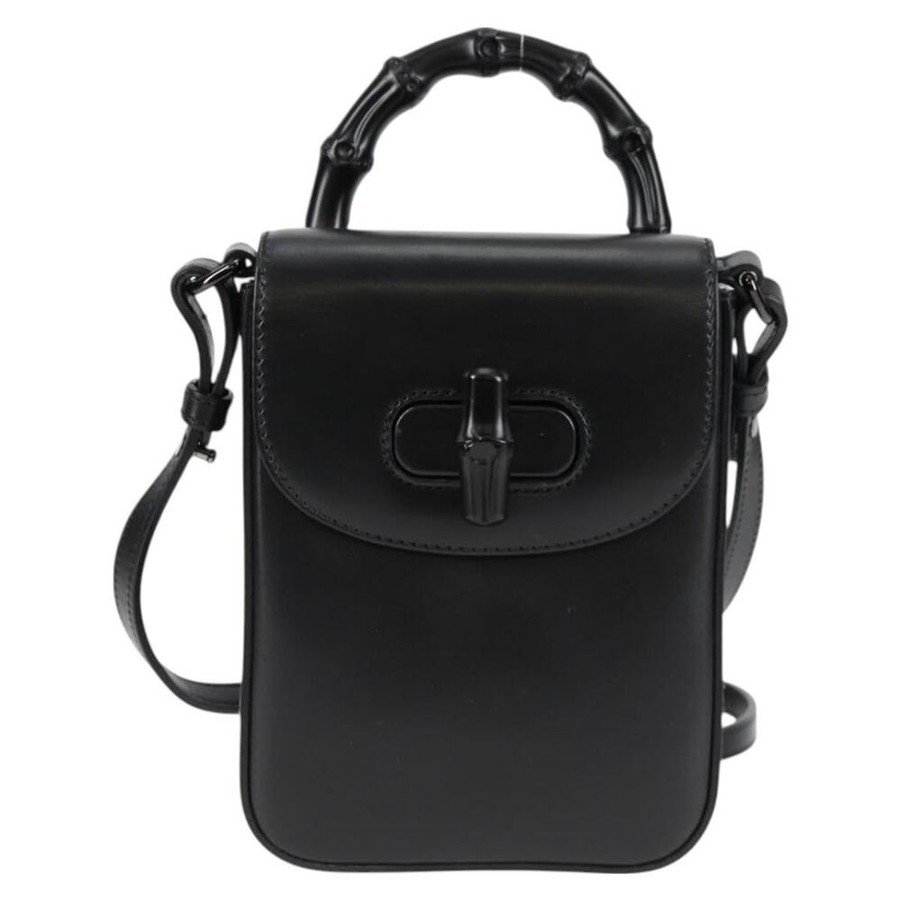 Gucci Leather Dionysus Handbag Black